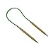 CrazyEve Circular Nice Color Tube Bamboo Knitting Needles Set 18 Sizes 24 inch (60cm)