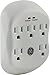 GE 14554 5-Outlet Surge Protector Wall Tap