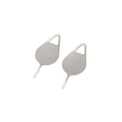 Geesatis 100 PCS Silver Sim Card Tray Needle Pin