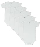 CBObaby Toddler Bodysuit Short Sleeve Round Neck 5-pack