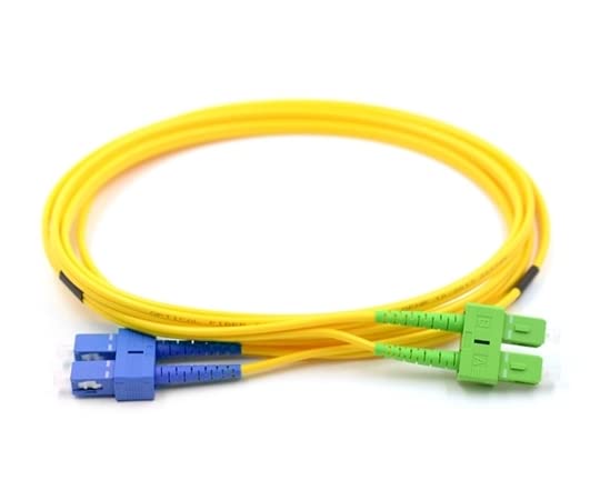 CHB 5 Meter Duplex Fibre Optic Patch Cable SC LC FC E2000 APC UPC Single Mode OS2 9/125 Yellow Patch Lead 2mm Fiber Patchcord (SC/APC - SC/UPC)