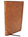 NET Bible, Thinline Large Print, Leathersoft, Brown, Comfort Print: Holy Bible