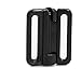 ESUBACA 20set Craft Plastic Black Tape Closure Hook & Clasp Fasteners Sew on Clothes Bra Clip Hooks Sewing Supplies Nk162
