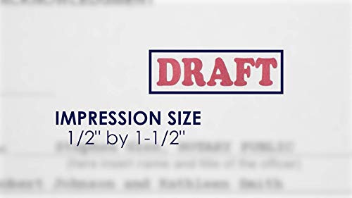 Draft Stamp – MasterMark Premium Pre-Inked Office Stamp