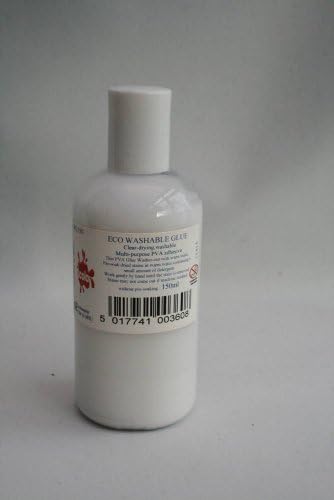 Kids Eco Washable Multi-Purpose PVA Glue - White, Dries Clear - 150ml by Scolaquip