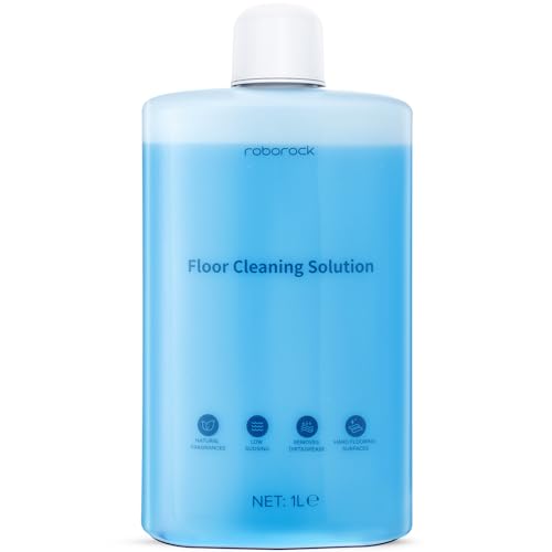 Roborock Original floor cleaner liquid for All Series Wet/dry vacuum cleaners & Robot Vaccum Cleaner, Dyad pro combo,S8 pro ultra, S7 max ultra, Q7 max, Q8 max, Qrevo, 1000mL,Dilution Ratio 1:200