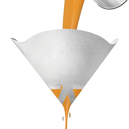 Terberl 100 Pack 100 Micron Paint Cone Paint Strainers, 100 Micron Paint Filter with Fine Nylon Mesh - Automotive, Spray Guns, Arts & Crafts, Hobby & Painting Projects
