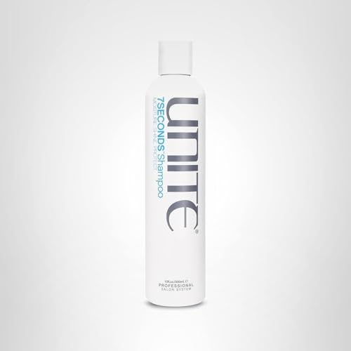 UNITE Hair - 7SECONDS Shampoo - Moisture-Enriched, Color-Safe & Hydrating Professional Shampoo - Protects from UV and Heat Damage, Enhances Shine, Sulfate-Free & Vegan, 10 Fl Oz