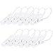BAKVOS Clothes Pins Clothes Hangers Clothes Pegs White with Rope 12 Pack