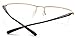 JNS Titanium Semi-rimless Eyeglasses Business Optical Frame Clear Lens