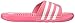 adidas Women's Adissage W Slide Sandal, Chalk Pink/White/Chalk Pink, 8 M US