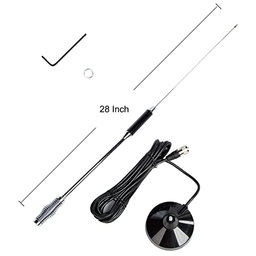 CB Antenna 28 inch 27 Mhz CB Radio Antenna Full Kit with Heavy Duty