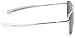 Randolph Aviator Square Sunglasses, 55, Matte Chrome, Bayonet, Gray Lenses