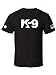 Gs-eagle Men's K-9 Police Graphic T-Shirt Medium Black