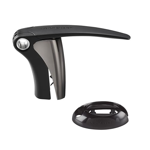 Le Creuset Compact Wine Opener, Black Nickel, with Foilcutter