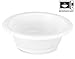 Basix [100 Count] Disposable 5 Oz White Plastic Dessert Bowls, Microwavable, Great For School, Take Out, Events, Home, Office, Wedding, Parties, Or Everyday Use, 1 Pack