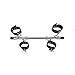 Adult Premium Flirting Toys Stainless Steel Adjustable Spreader Bar Sexy Leather Bondage Set Unisex Sex Slave Handcuffs Ankle Cuffs Hot Sale BDSM Fetish Restraints Shackles Toys-Black