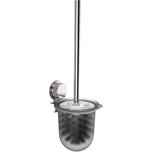 Wall Mounted No Drill Easy Install Chrome Plated Toilet Bowl