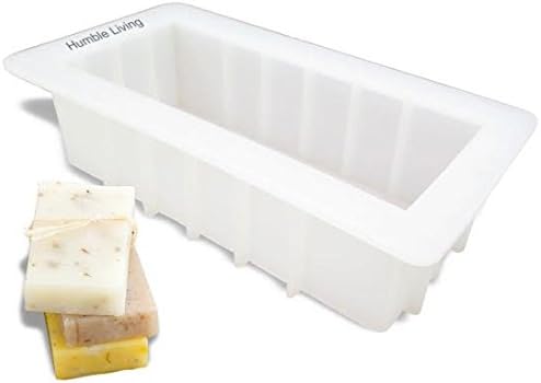 Regular Silicone Soap Mold For DIY Natural Soap Making By Humble Living