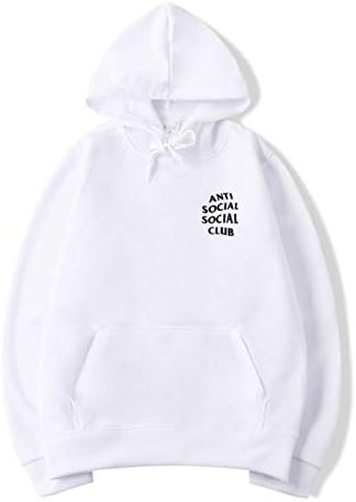 peier Unisex Hip-hop Men Women Hoodie Sweatshirts Anti Social Social Club Pullover