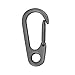 Michael Josh 15PCS Paracord Keychain Carabiners,SF Accessories Tactical Survival Parts Gear for 550 Lb Cord Project(Grey) …