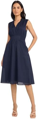 maggy london asymmetrical drape midi dress Ailsa