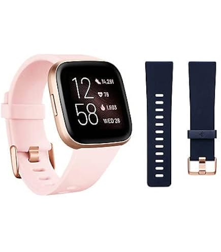 Amazon.com: Fitbit Versa 2 Smartwatch Carbon (Black) with Bonus