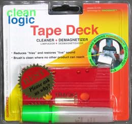 Audio Cassette Cleaner With Demagnetizer