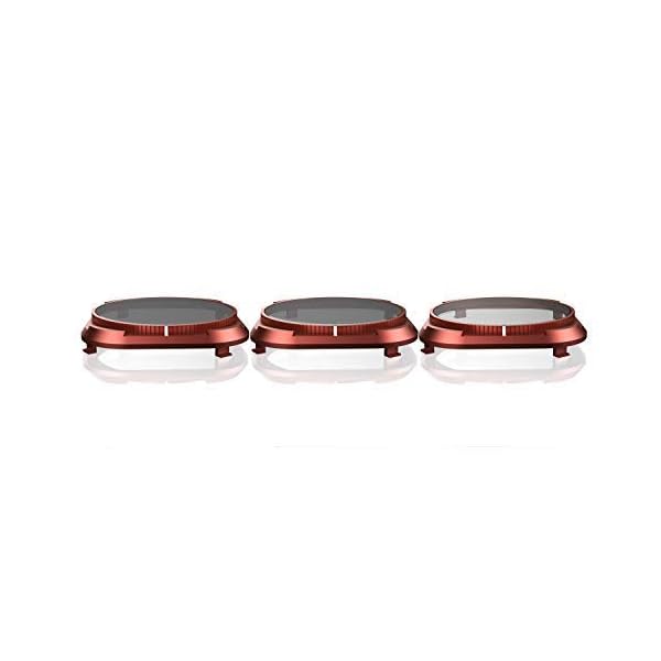 Skyreat Upgrade Objektiv Filter Set Kompatibel für DJI Mavic 2 Pro Filters 3-Pack (ND4PL, ND8PL, ND16PL), Drehbar und… – Bild 4