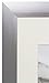 Golden State Art, Satin Silver Color Brushed Aluminum Landscape Or Portrait Photo Picture Frame With Ivory Color Mat & Real Glass (11x14)