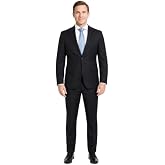 Arthur Black Mazara Classic Fit Two Button 100% Wool Wrinkle Resistant Suit