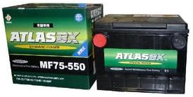 Amazon 廃バッテリー回収チケット付 Atlas アトラス カーバッテリー 外国車用 75 550 カーバッテリー 車 バイク