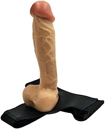 SunLove 9 inch Realistic Strap-On Dilldó Realistic Massage Hands-Free with Strong Suction Cup Toys for Women (Color : Black) SunLove (Color : Beige)
