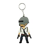 PUBG Double Sided 3D PVC Keychain 3.75 Inches (PUBG)
