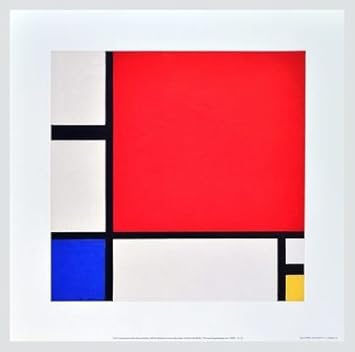 Piet Mondrian Composition In Red Blue And Yellow 1930 Poster