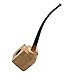 FULUSHOU Tobacco Pipe Mediterranean Briar Wood Block - Semi-Finished Tobacco Pipe -Style 2