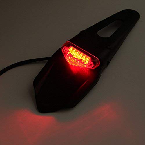 USA Shipping Universal LED Turn Signals Motorcycle Brake Tail Light Rear Fender Taillight Lamp For Honda Yamaha Suzuki Kawasaki Dual Sport bike