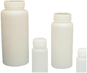 Scientific Specialties 234016 HDPE Wide Mouth Sample Bottle with Leak-proof Caps, 2000 Class, 16 oz./500 mL (Pack of 12)