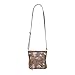 Vintage Floral Roses Crossbody Purse- Olive Letter Carrier with Front Pocket