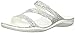 Crocs Women's Swiftwater Graphic Flat Sandal Sport, Grey Diamond/White, 8 M US
