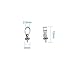 PandaHall Elite 304 Stainless Steel Cup Pearl Bail Pin Pendants for Half-drilled Beads Charms Jewelry Findings 12x4mm 10pcs/Bag