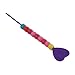 Flaxen Hair Tool - TOOGOO(R) Lady Colorful Plastic Beads Decor Hair Braid Pink Ponytail Maker Styling Tool