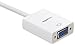 Amazon Basics Display Port to VGA Display Monitor Adapter, 1-Pack, White
