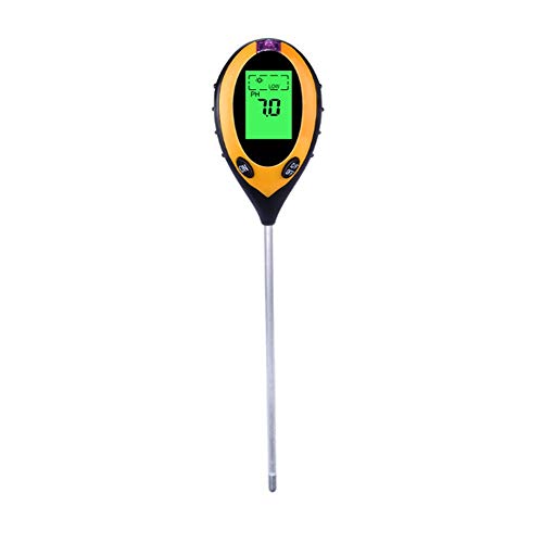 2020 New Soil Moisture Meter – 4 in 1 Soil Test Kit Gardening Tools PH, Light & Moisture, Plant Tester Home, Farm, Lawn, Indoor & Outdoor