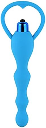 Prostate Vibration Toy For Man Silicone Waterproof G Point Stimulate Prostate Massager Anal Vibrator -blue