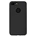 iPhone 7 Plus Case, Black Durable Shock Absorbing Rubber Cover with Excellent Grip fits 5.5 inch iPhone - Tough & Protective and Light & Slim | totallee The Doberman (Black)