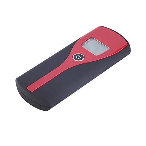 Four Portable Digital Backlight Alcohol Breath Tester Breathalyzer Blowing Analyzer Mini Detector LCD Display White