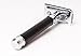 DOUBLE EDGE SAFETY RAZOR - from Benny's of London - NO BLADES INCLUDED - Includes Heavy Weight Luxury Shave Razor and Cleaning Cloth - Mens Razor the Best Shaving Experience