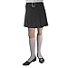 French Toast Pleated Scooter With Square Buckle Belt Girls