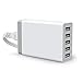 USB charging 5-Port Desktop USB Hub/Charging Station with Smart IC Technology for Apple iOS, Android & Virtually all Other USB Compatible Devices (5-Port White)